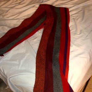 Technicolor textured scarf